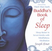 Cover of: Buddhas Book Of Sleep Sleep Better In Seven Weeks With Mindfulness Meditation