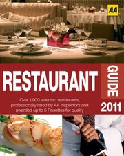 Cover of: The Restaurant Guide 2011 by 