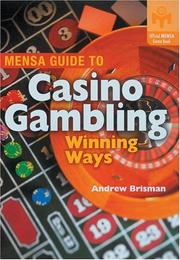 Cover of: Mensa Guide to Casino Gambling by Andrew Brisman, Andrew Brisman