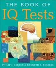 Cover of: The Book of IQ Tests by Philip J. Carter, Kenneth A. Russell