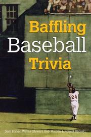 Cover of: Baffling Baseball Trivia