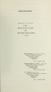 Cover of: [Report 1963]