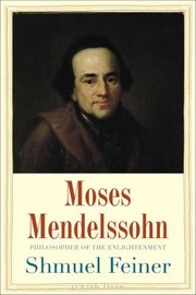 Cover of: Moses Mendelssohn Sage Of Modernity