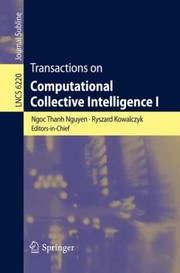Cover of: Transactions On Computational Collective Intelligence I