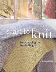 Cover of: Start to knit