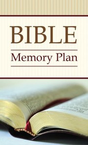 Cover of: Bible Memory Plan