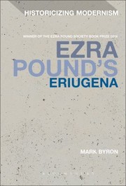 Cover of: Ezra Pounds Eriugena by 