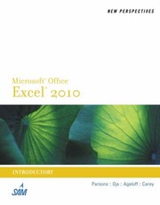 New Perspectives On Microsoft Excel 2010 Introductory by June Jamrich Parsons