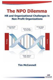 Cover of: The Npo Dilemma Hr And Organizational Challenges In Nonprofit Organizations