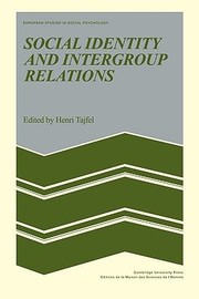 Cover of: Social Identity And Intergroup Relations