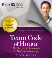 Cover of: Team Code Of Honor The Secrets Of Champions In Business And In Life