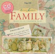 Cover of: Instant Memories: Family: Ready-to-Use Scrapbook Pages (Instant Memories)