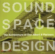 Cover of: Sound Space Design The Architecture Of Don Albert Partners