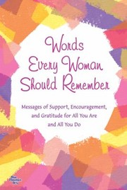 Cover of: Words Every Woman Should Remember