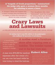 Cover of: Crazy Laws and Lawsuits by Robert Allen, Robert Allen