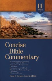 Cover of: Holman Concise Bible Commentary