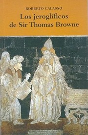 Cover of: Los Jeroglficos De Sir Thomas Browne