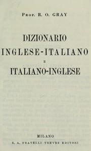 Nuovo dizionario tascabile inglese-italiano e italiano-inglese by Robert Owen Gray