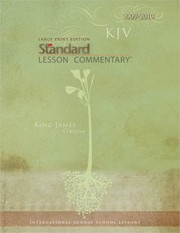 Cover of: Large Print Edition KJV Standard Lesson Commentary
            
                Standard Lesson Commentary KJV Large Print