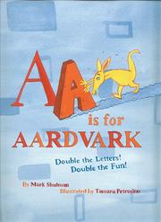 Cover of: AA Is for Aardvark
