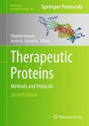 Cover of: Therapeutic Proteins Methods And Protocols by 