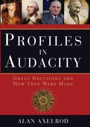 Cover of: Profiles in Audacity: Great Decisions and How They Were Made