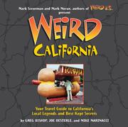 Cover of: Weird California (Weird) by Greg Bishop, Joe Oesterle, Mike Marinacci