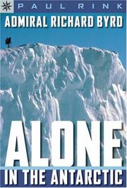 Cover of: Sterling Point Books: Admiral Richard Byrd: Alone in the Antarctic (Sterling Point Books)