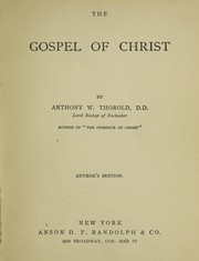 Cover of: The gospel of Christ