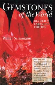 Cover of: Gemstones of the World by Walter Schumann