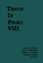 Cover of: Tests In Print Viii An Index To Tests Test Reviews And The Literature On Specific Tests