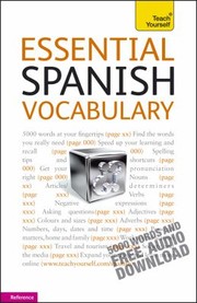 Cover of: Essential Spanish Vocabulary by 