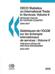 Cover of: Oecd Statistics On International Trade In Services 2009 Detailed Tables By Partner Country by 