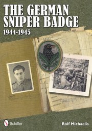 Cover of: The German Sniper Badge 19441945