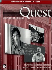 Cover of: Quest 1 Listening And Speaking by Kristin D. Sherman