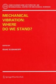 Cover of: Mechanical Vibration
            
                CISM International Centre for Mechanical Sciences