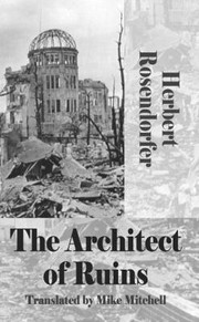 Cover of: The Architect Of Ruins