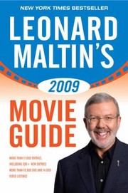 Cover of: Leonard Maltins 2009 Movie Guide by 