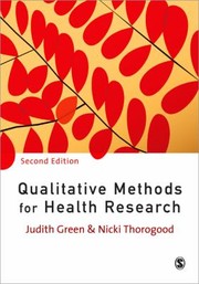 Cover of: Qualitative Methods For Health Research by 