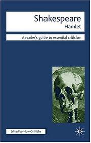 Cover of: Shakespeare - Hamlet (Readers' Guides to Essential Criticism) by Huw Griffiths