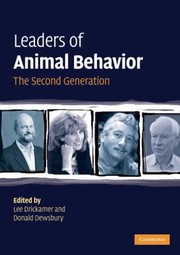 Cover of: Leaders In Animal Behavior The Second Generation