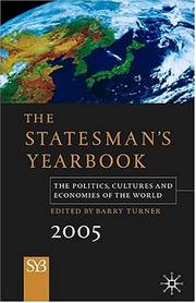 Cover of: The Statesman's Yearbook 2005: 141st Edition (Statesman's Year-Book)