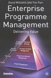 Enterprise programme management by Williams, David, David Williams, Tim Parr