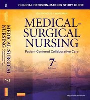 Cover of: Clinical Decisionmaking Study Guide For Medicalsurgical Nursing Patientcentered Collaborative Care