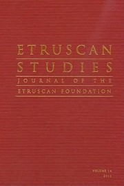 Cover of: Etruscan Studies Journal Of The Etruscan Foundation by 