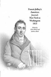 Cover of: Francis Jeffreys American Journal New York To Washington 1813