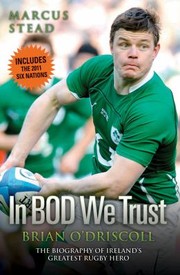 Cover of: In Bod We Trust Brian Odriscoll
