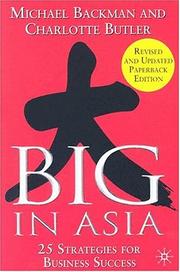 Cover of: Big in Asia by Michael Backman