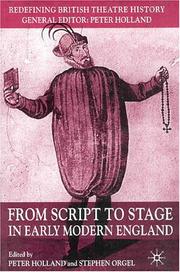 Cover of: From script to stage in early Modern England
