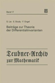 Cover of: Beitrge Zur Theorie Der Differentialinvarianten